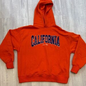 Zara Bold Orange Hoodie